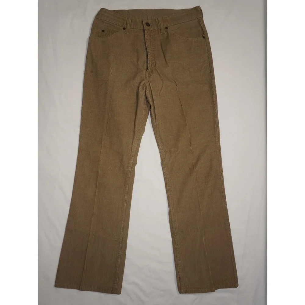 Levi's 30x31 Tan Corduroy Straight Leg Pants Vintage White Tab